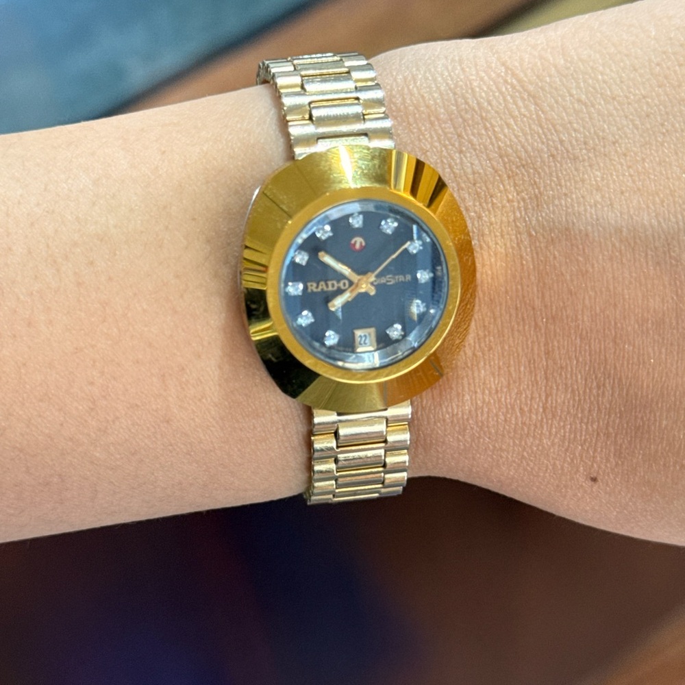 Rado Luxurious Gold and Black Smartwatch